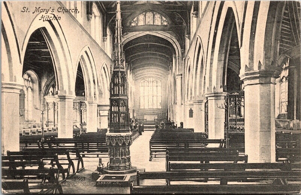 St Marys Church Kitchen Cambridge United Kingdom Historic Landmark BW Postcard