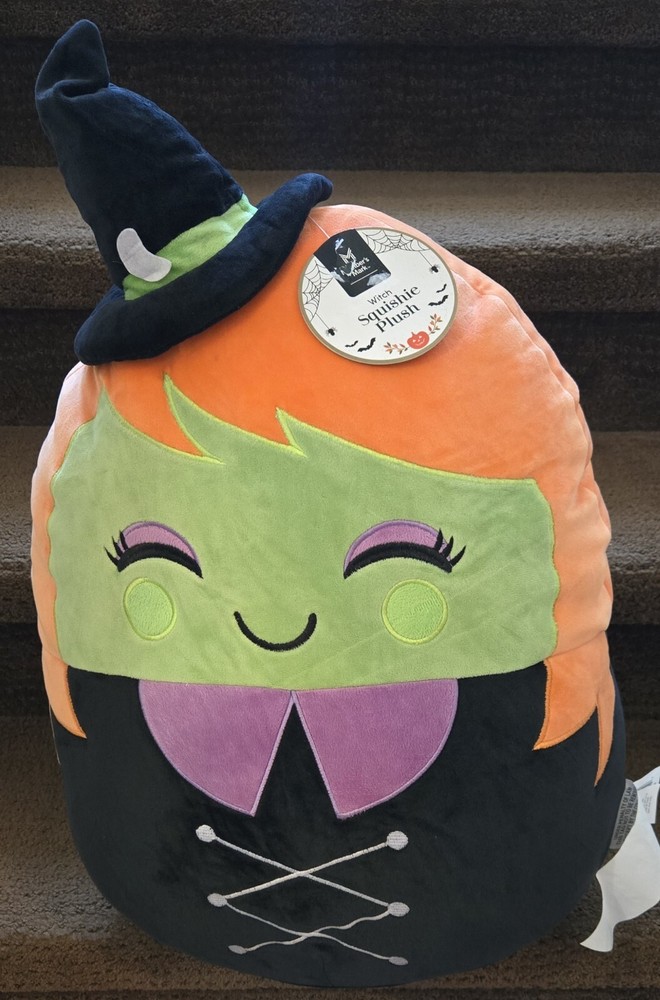Members Mark 2023 Witch Squishie Plush Jumbo Halloween Witch Plush 24