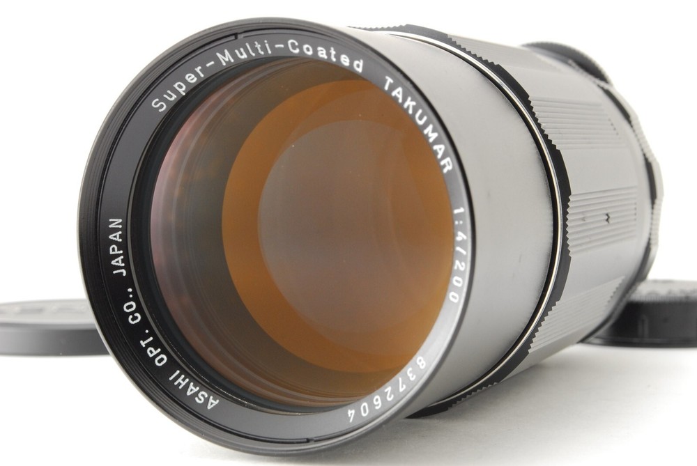 Near MENT Pentax SMC Takumar 200mm f4 M42 Lens Japan