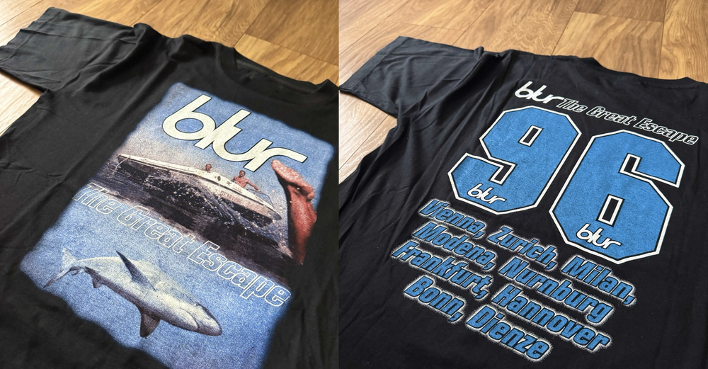 Vintage 1996 Blur The Great Escape Band Cotton Unisex S-4XL T-shirt Bo2285