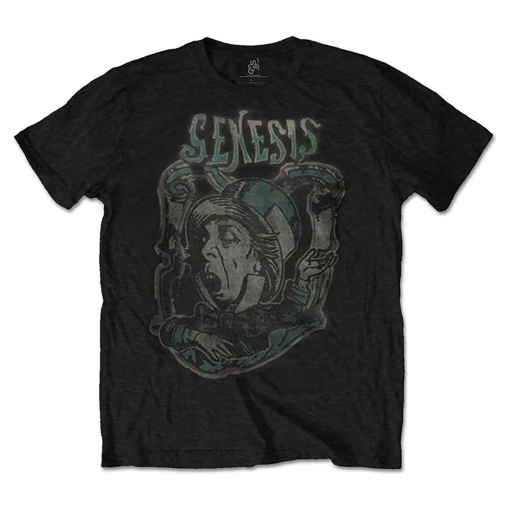 Genesis Mad Hatter Graphic Tee for Fans of Classic Rock Style