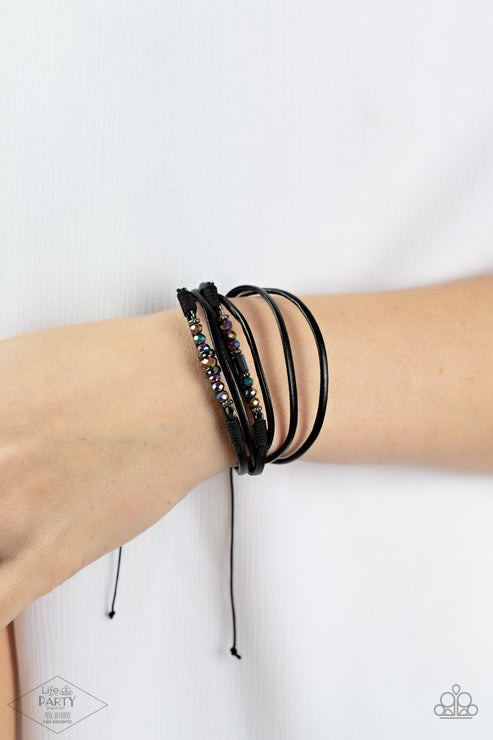 New Paparazzi Jewelry-Prismatically Dramatic Bracelet-Multicolor