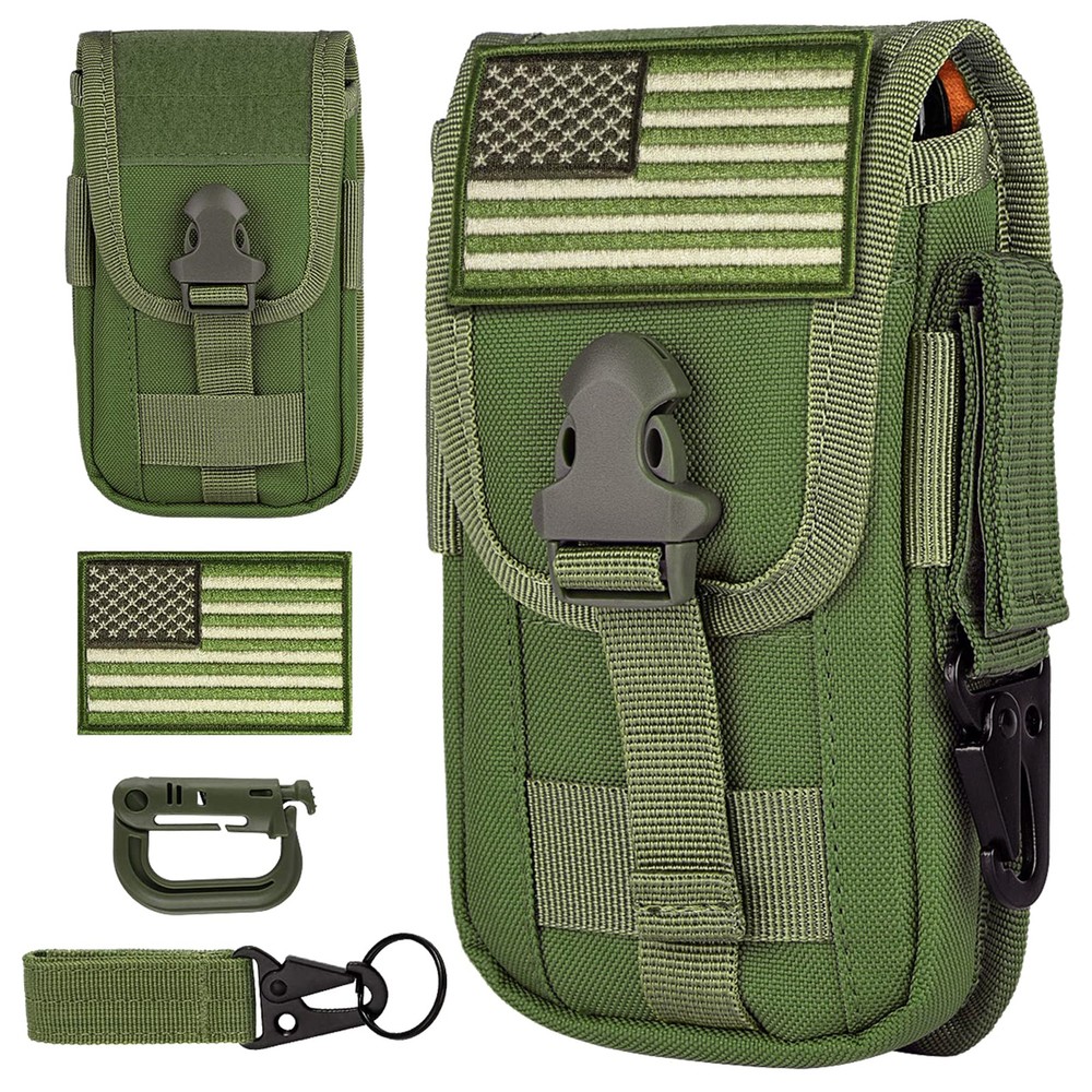 Tactical Smartphone Holster Pouch for Secure Phone Carrying  