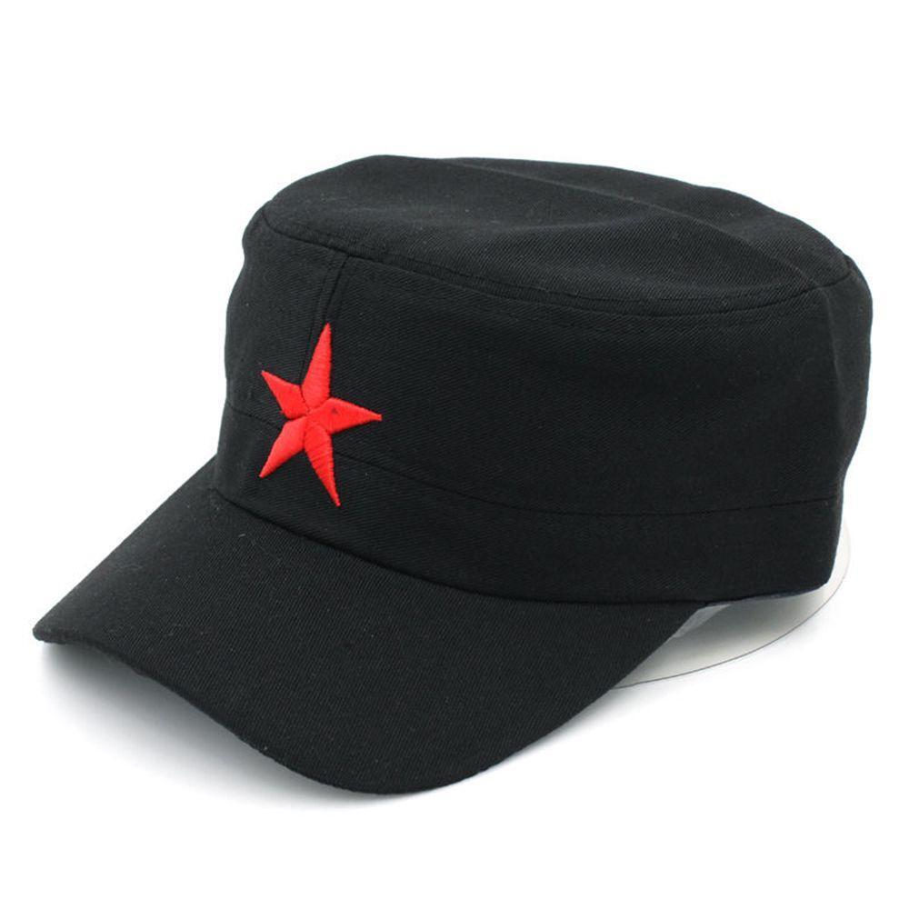 New Hats Communist Cap Red Star Army Che Guevara Cuba Stars Cool Hat Driving Cas
