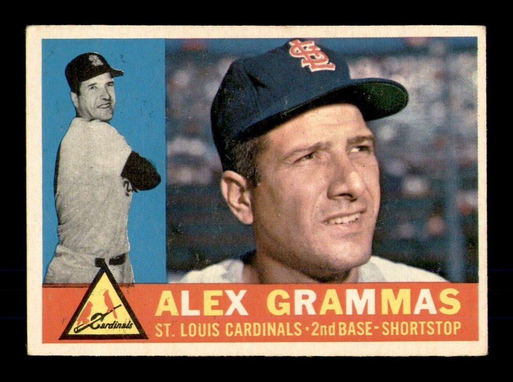 1960 Topps #168 Alex Grammas EX-MT Baseball Card OBGcards