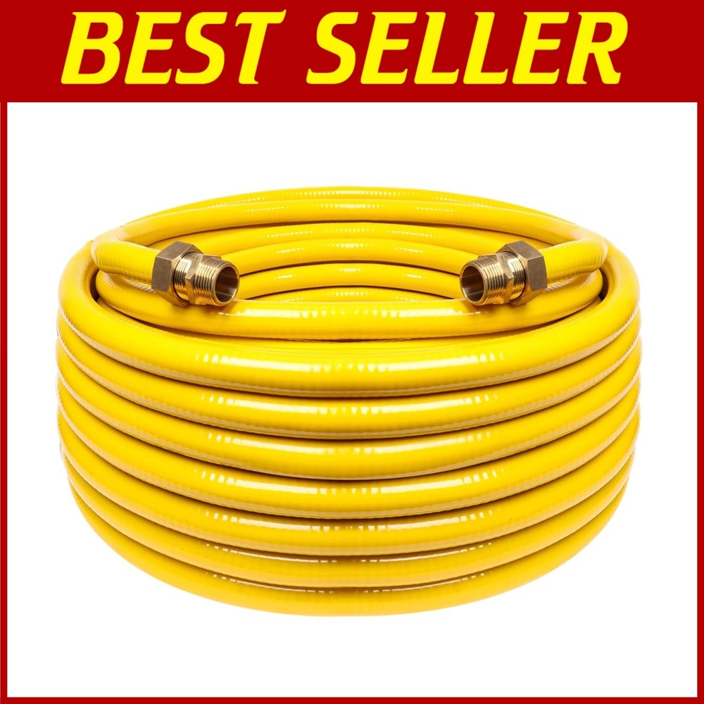 Premium 100ft Flexible Gas Line - CSST Tube for Natural Gas & Propane Systems