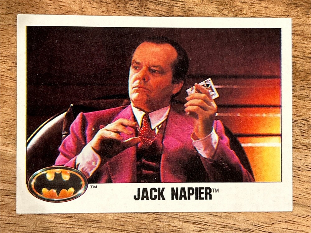 1989 Topps Batman #5 Jack Nicholson as Jack Napier
