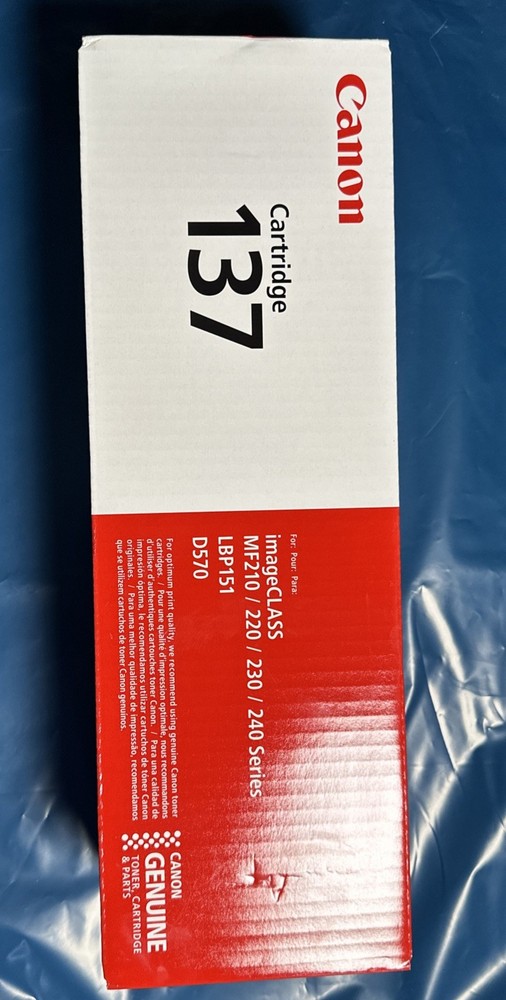 Canon 137 Black Toner