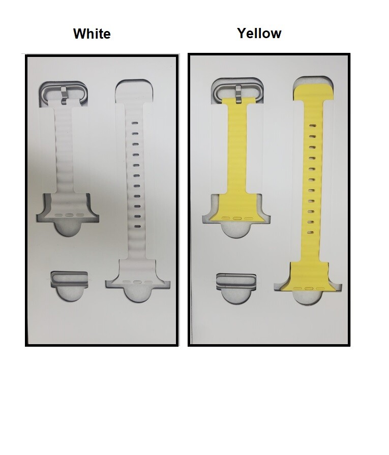 Genuine Apple Ocean Band 49mm 45mm Watch Series 6 7 8 9 SE Ultra Fits 130- 200mm