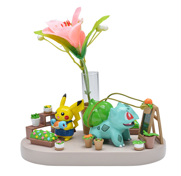 Pokemon Flower Vase Figure Pokemon Grassy Gardening NEW Pocket Monster