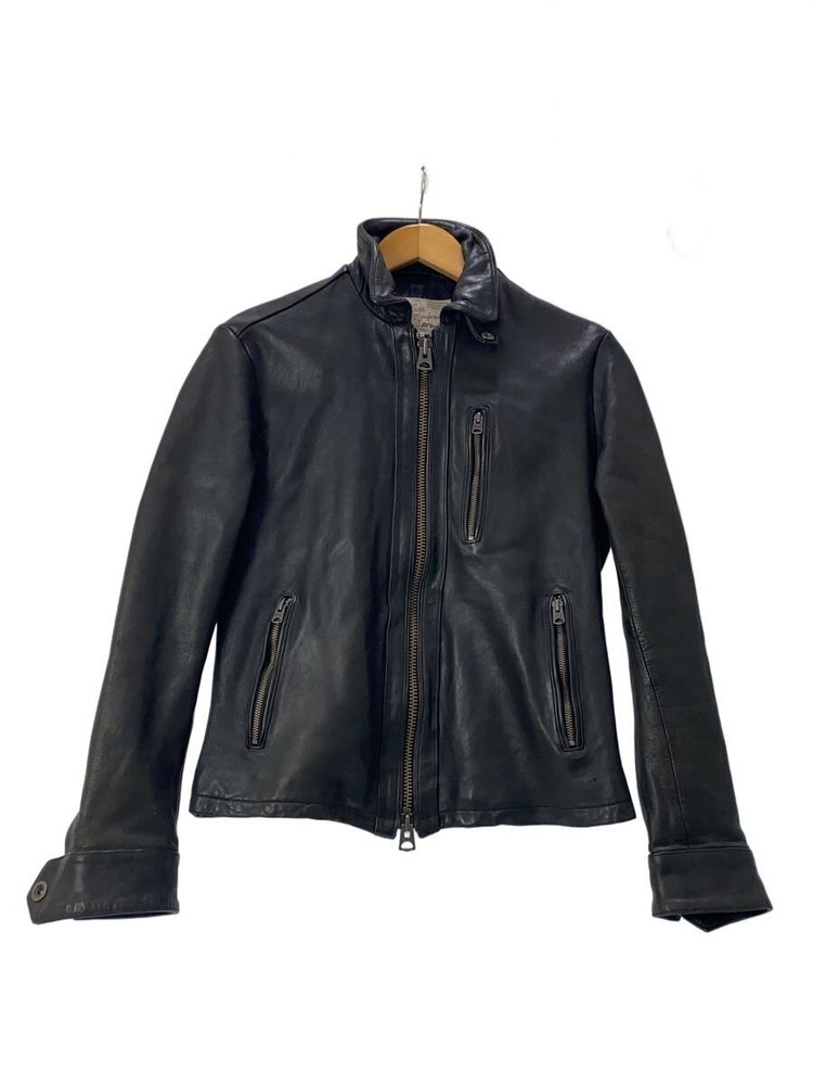 Avirex Leather Jacket Blouson/M/Sheep Leather/Blk/Plain/6171075// 7732