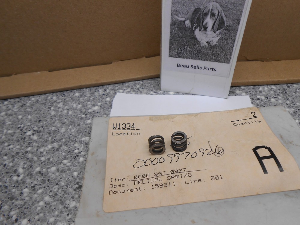 Stihl 0000 997 0927 Helical Spring OEM NOS Lot of 2