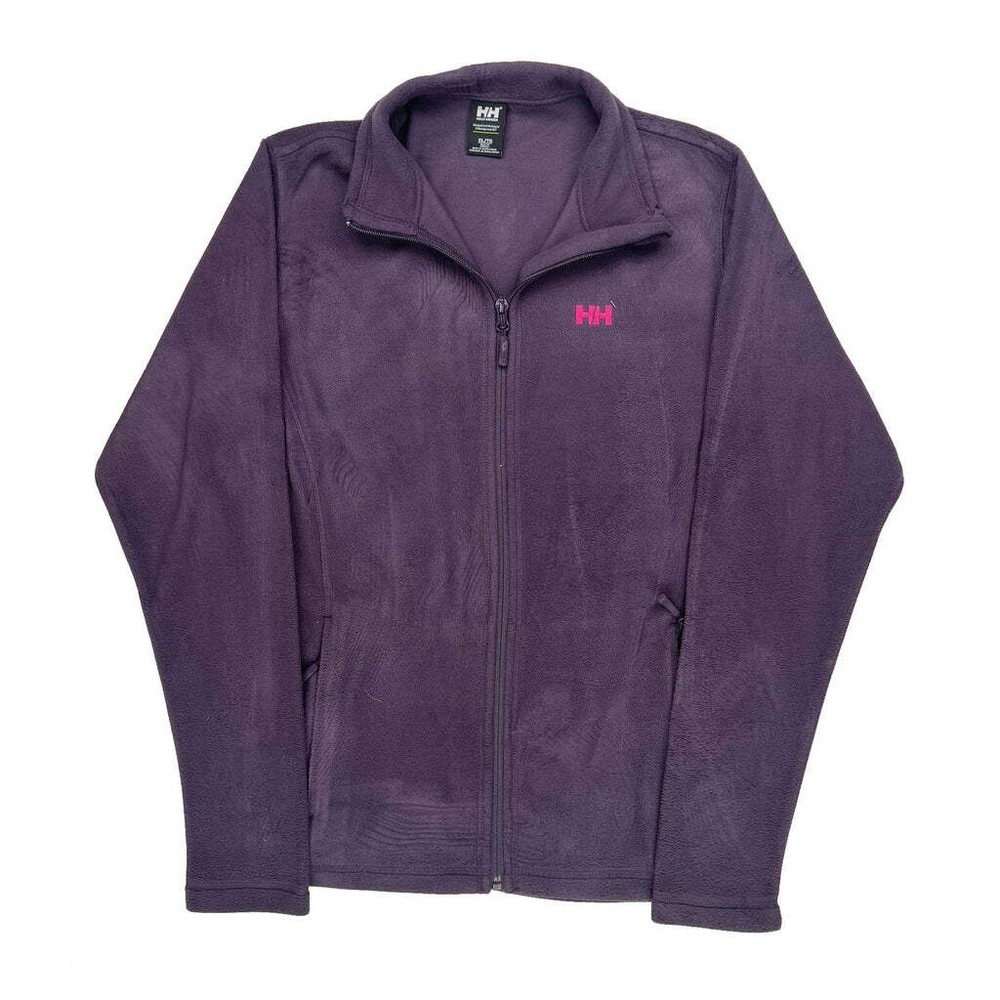 Helly Hansen Full Zip Fleece Jacket - XL Purple Polyester