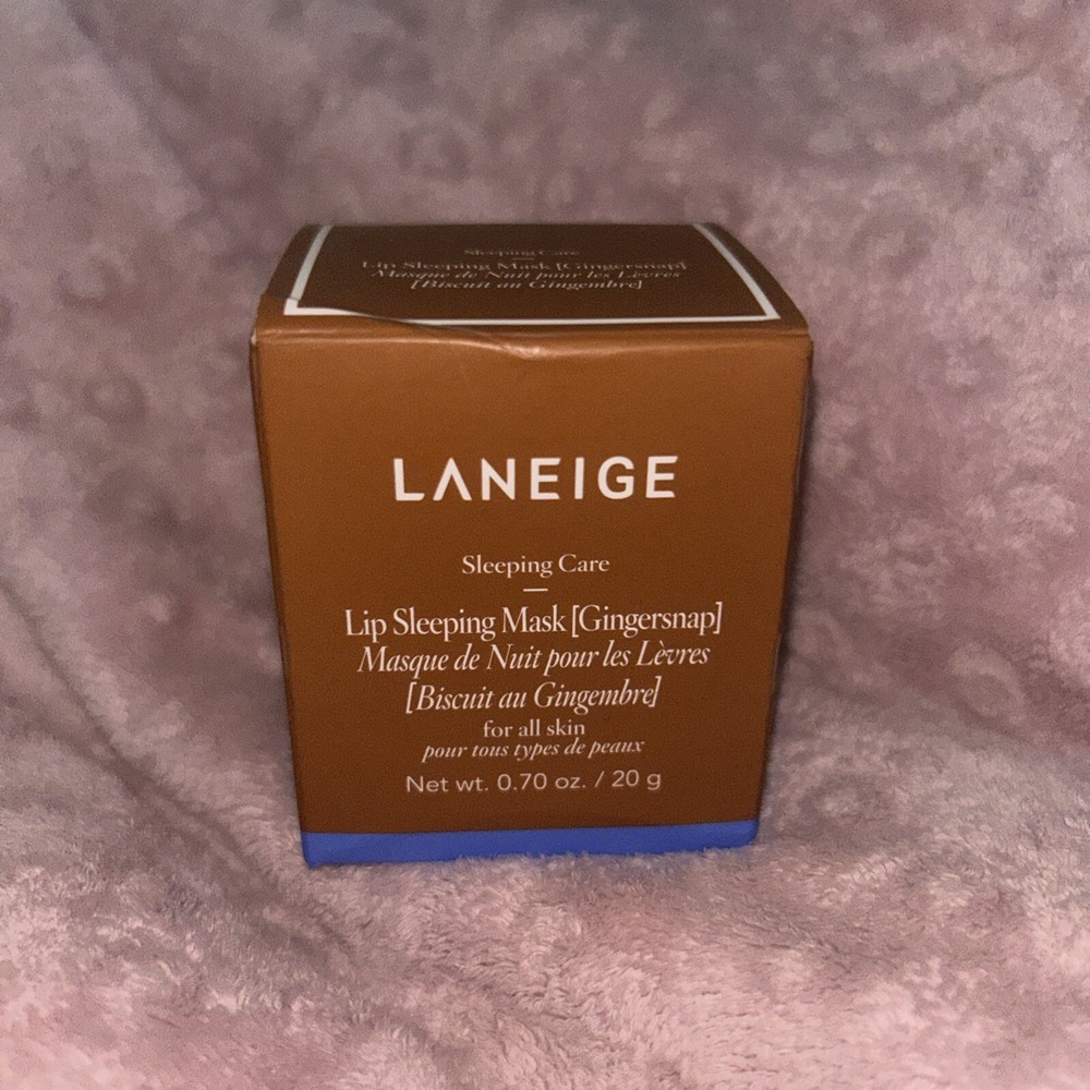 Laneige Lip Sleeping Mask GINGERSNAP Seasonal Retired Discontinued Flavor Last 1-image