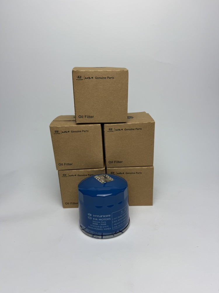 GENUINE OEM Oil Filters 5 PACK for Genesis Hyundai Kia 2630035505