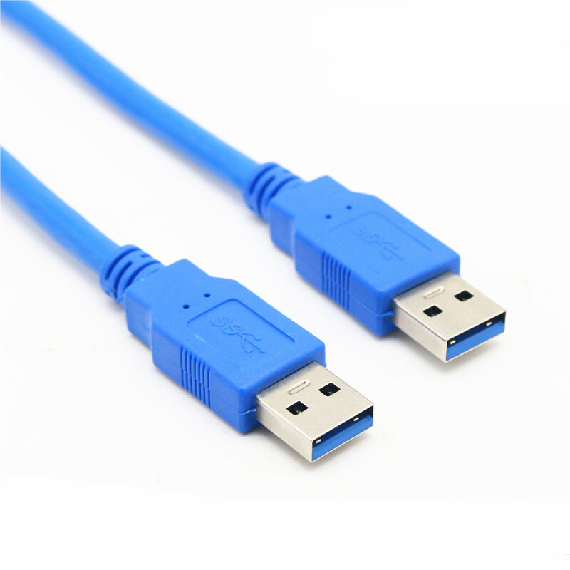 USB 3.0 Male to Male Cable - Blue (3/6/10ft) High-Speed Data Transfer