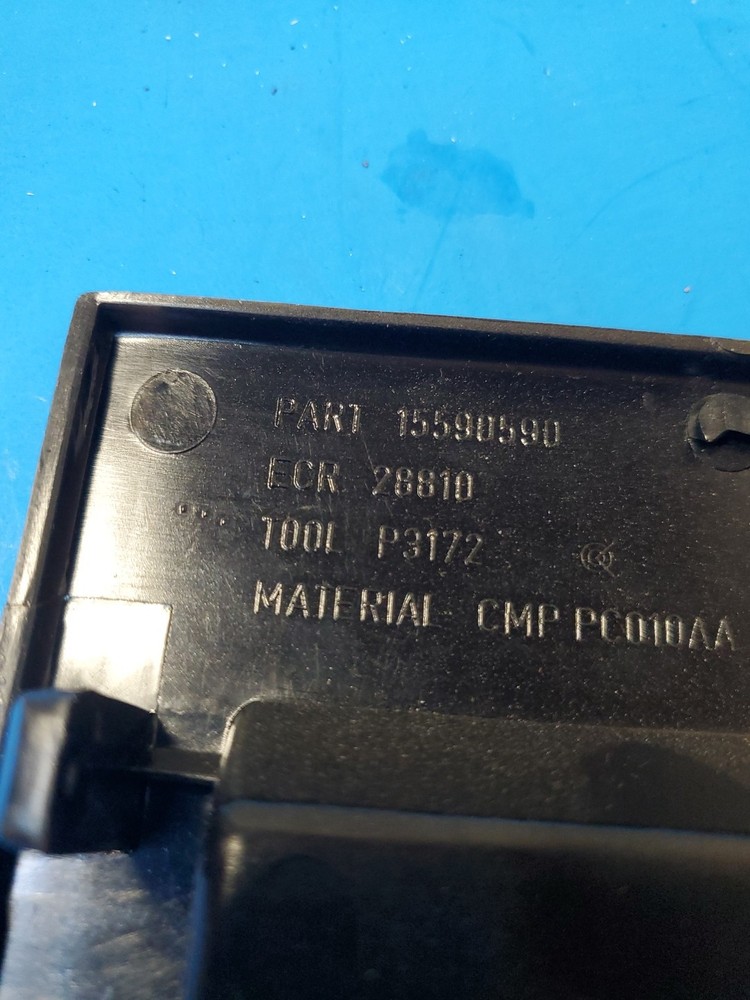 88-94 Chevy Silverado Suburban GMC Sierra Brown Fuse Box Cover Door  