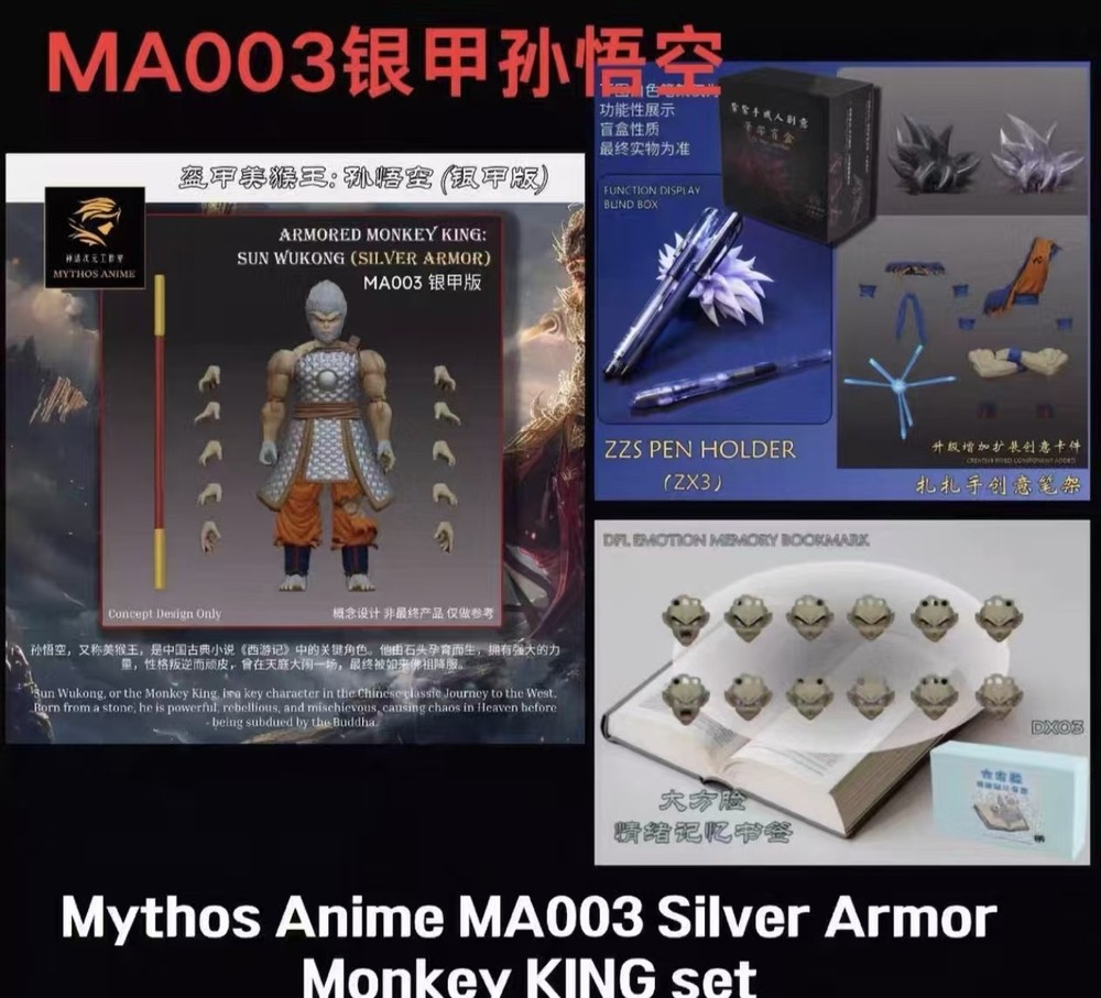 KONG Studio Mythos Anime MA003 1/12 SHF Ultra Instinct Goku Beast Deities Figure