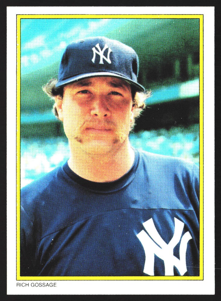 1983 Topps Rich Gossage #11 Yankees All-Star Card Collector's Edition