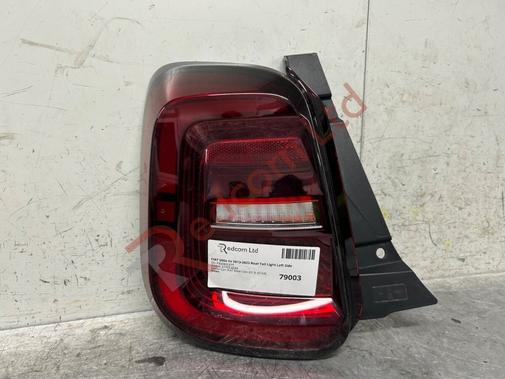 2020-2023 FIAT 500e Left Rear Tail Light Assembly F332BECETT