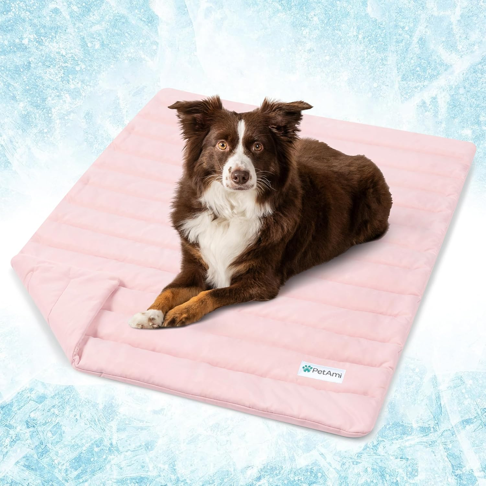 Cooling Mat for Dog, Premium Pet Cooling Blanket for Crate Kennel, Indoor Cat Co