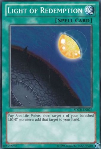 Redemption Light SDCR-EN027 Common Unlimited Moderately Played Yugioh Card