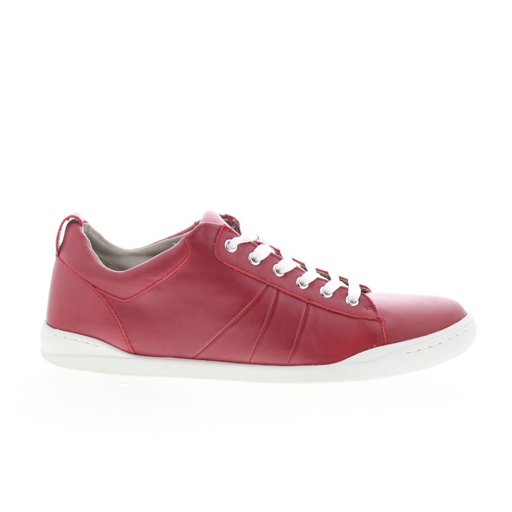 SoftWalk Athens S2051-601 Womens Red Leather Lifestyle Sneakers Shoes 11