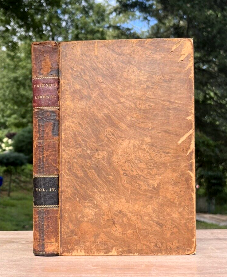 1840 Antique Quaker Friends Book Henry Hull Jane Pearson Memoirs Life First Edition V4