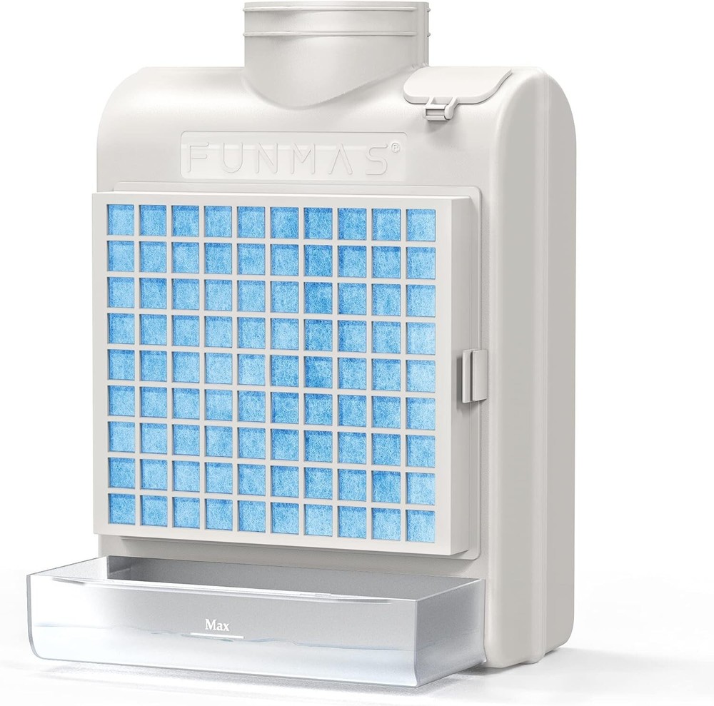 Compact Indoor Dryer Vent with Water Drawer and 4 Polyester Replacement Filters