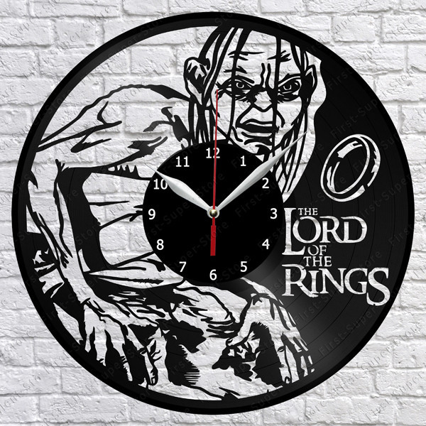 The Lord of the Rings Vinyl Record Wall Clock Fan Art Home Decor 12