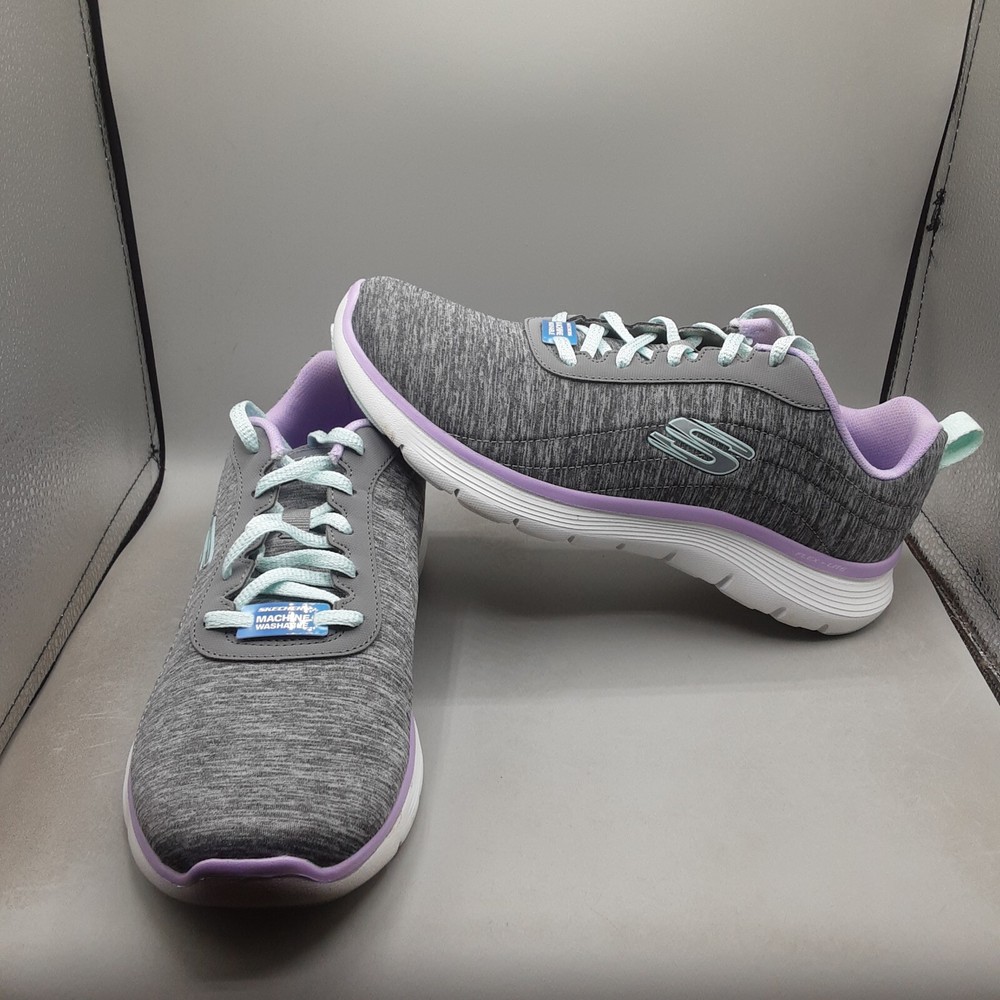 Skechers Flex Appeal 5.0 Modern Times Sneakers Women's 8.5M Grey 3 A86