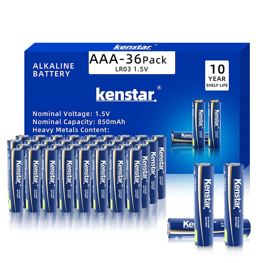 AAA Batteries 36 Pack Powermax Battery 10 Year Shelf Life Long Lasting