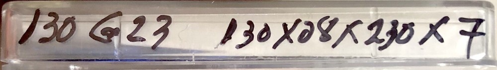 1X Watch Mainspring 130x0.8mm Ø7 230/130G23 Replacement