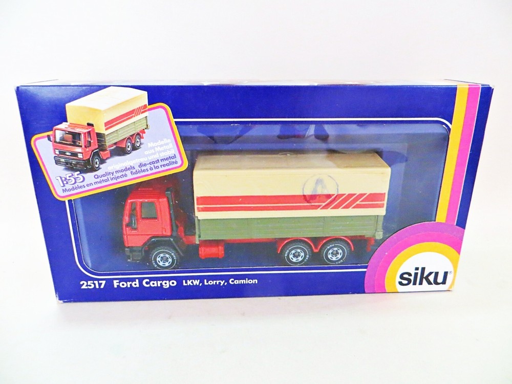 SIKU 2517 'FORD CARGO LKW COVERED/CANVAS LORRY' 1:55. MIB/BOXED. VINTAGE.