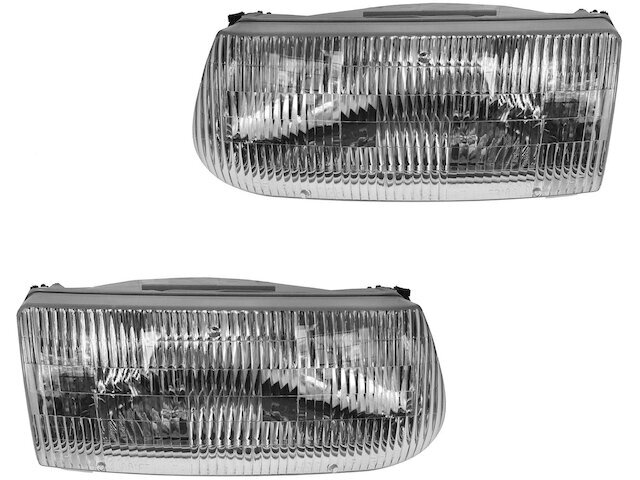 1995-2001 Ford Explorer Headlight Assembly Set - Driver & Passenger Side