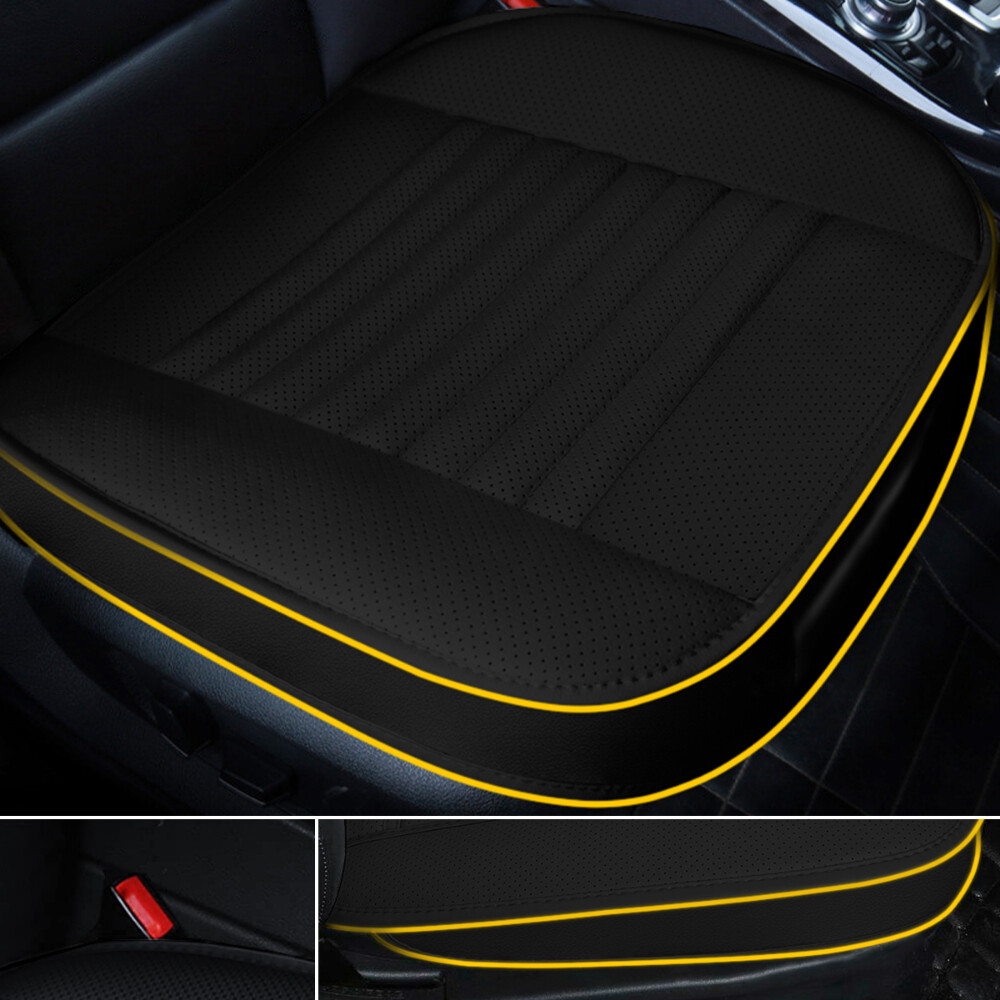For Ford Car Front Seat Cover SUV PU Leather Full Surroundhion Mat Pad Black