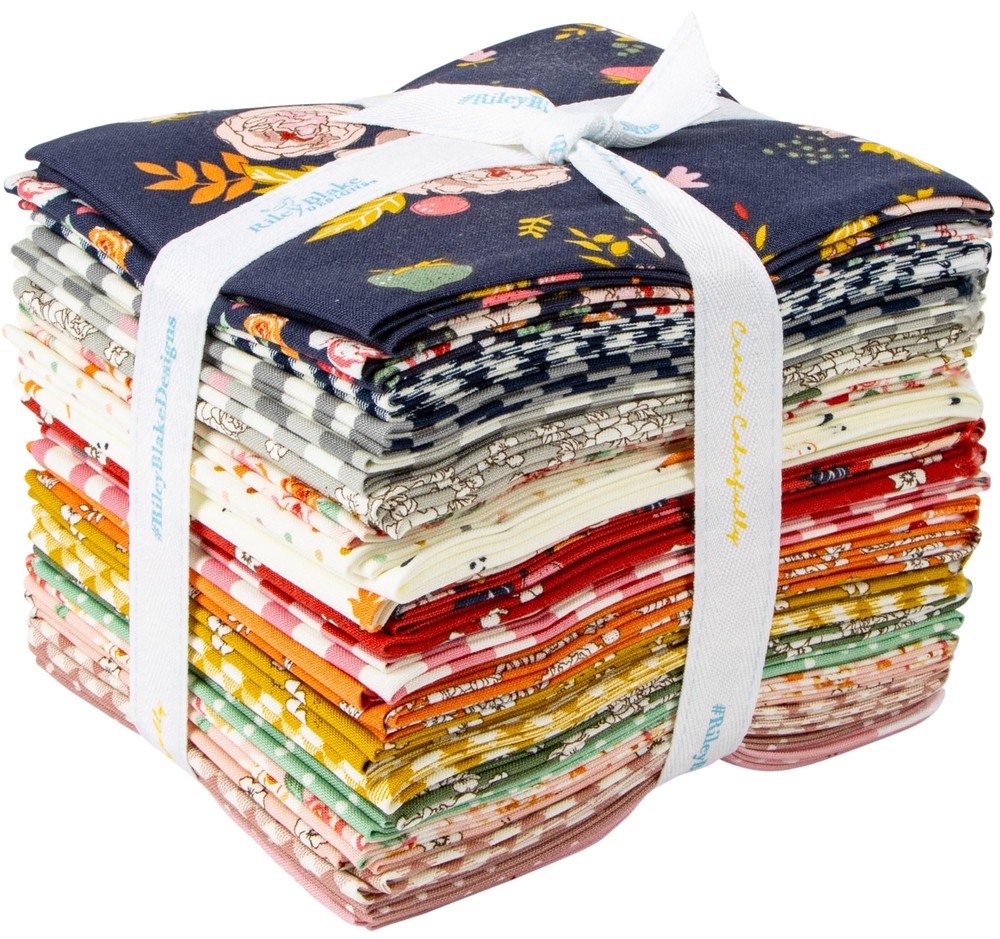 Minki Kim BloomBerry 24 Fat Quarters FQ-14600-24, Assorted