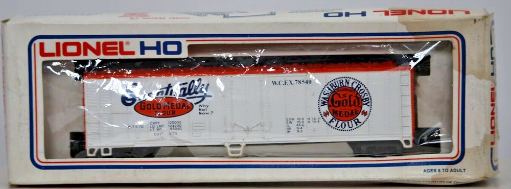 Lionel HO Scale WCFX 78540 Gold Medal Reefer Train Car Vintage USA Made