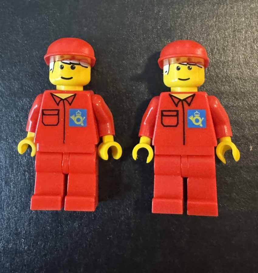 LEGO Classic Mail Carrier Minifigure with Gold Horn Crown from Set 6420