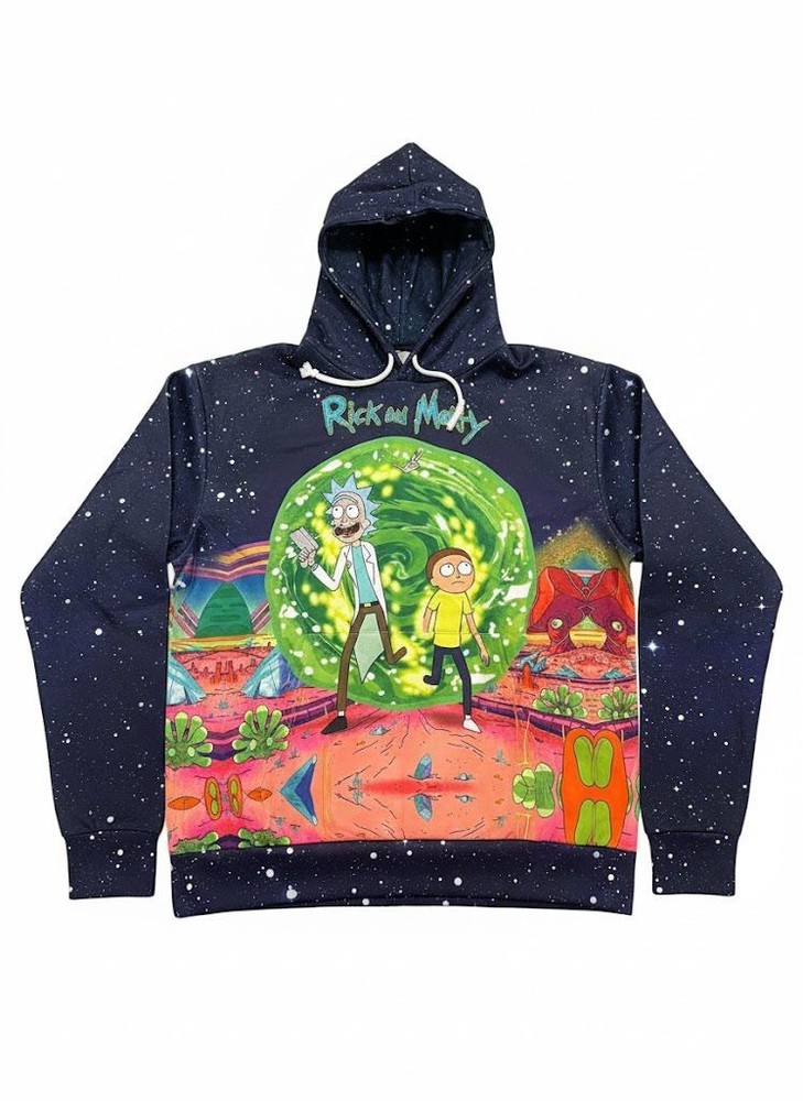 Rick And Morty Mens Hoodie Unbranded Size Medium