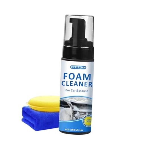 Multipurpose Car Interior Foam Cleaner for Seats Carpets Dashboard Deep Cleaning