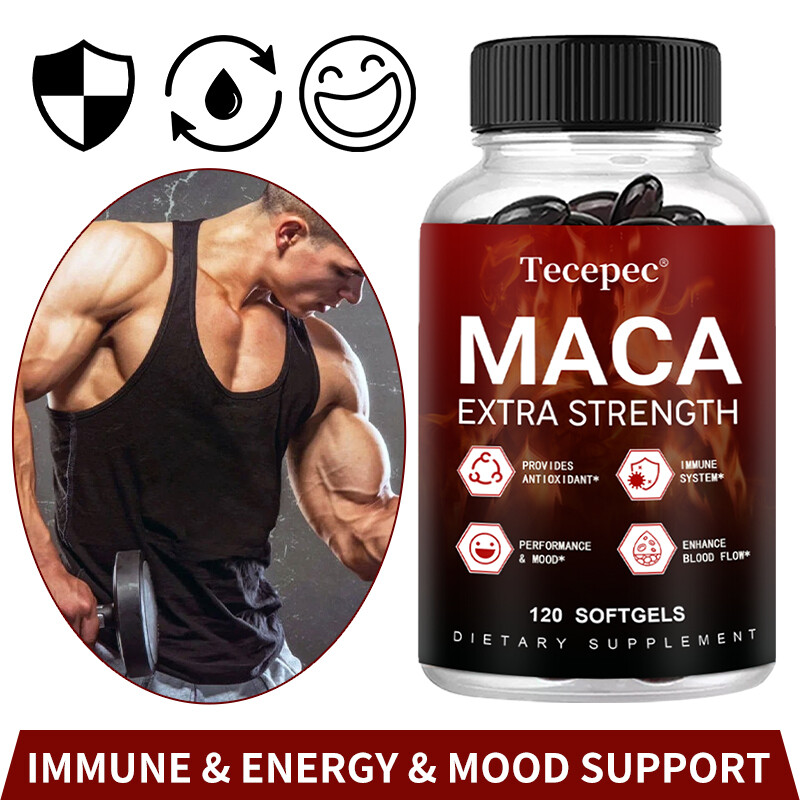 Maca - Extra Strength Testosteron Boosting Formula for Men , Stamina Support