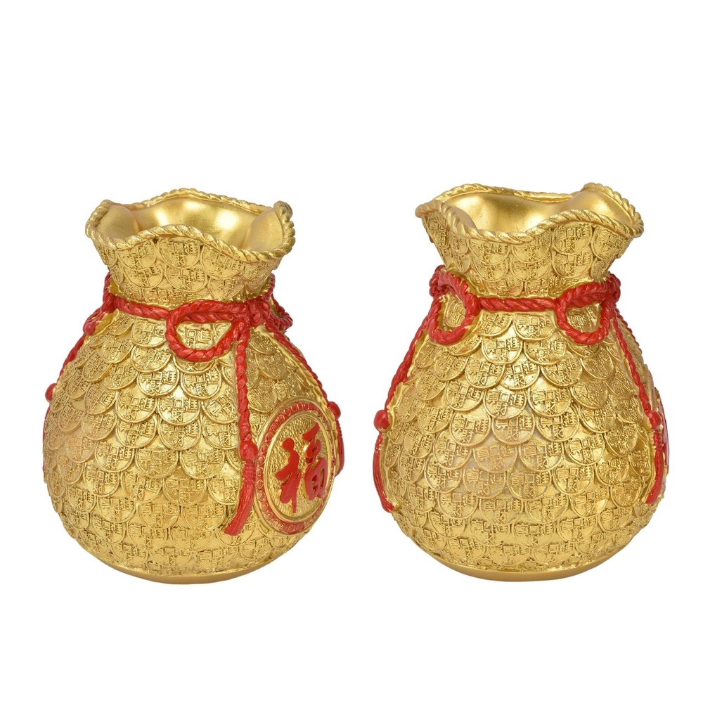 Chinese Festival Resin Decor Bag for Home Living Room Hallway Bedroom Office  
