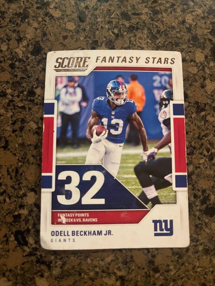 2017 Score - Fantasy Stars #6 Odell Beckham Jr. #6