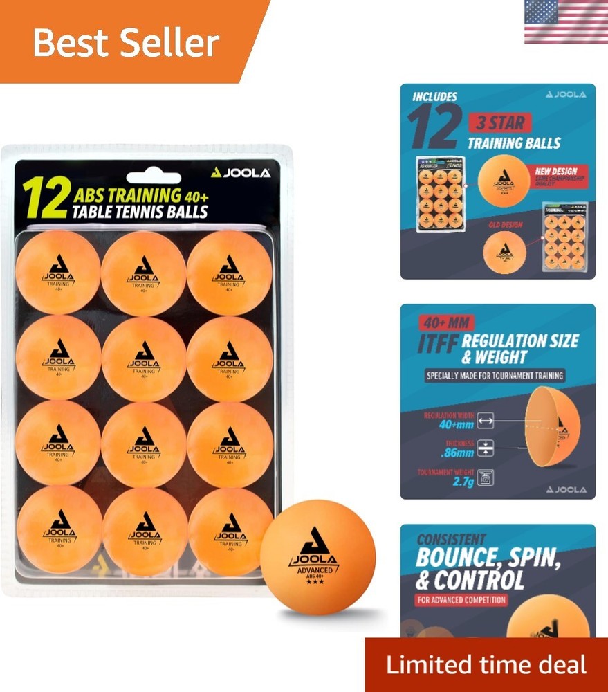 3 Star Ping Pong Balls 12 Pack for Indoor Outdoor Play