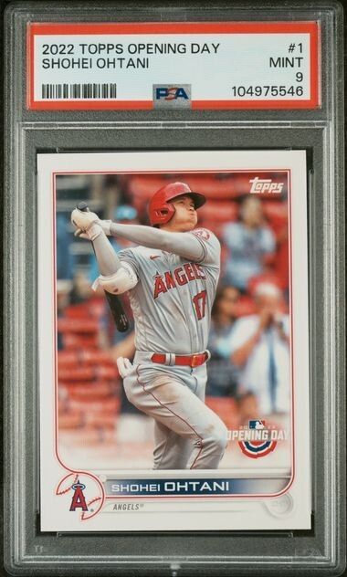 2022 Topps Shohei Ohtani Los Angeles Angels PSA 9 Gem Mint Card