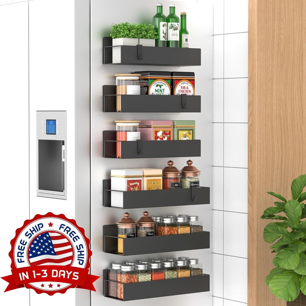 6 Nivel Estante Para Especias y Almacenamiento en Hogar