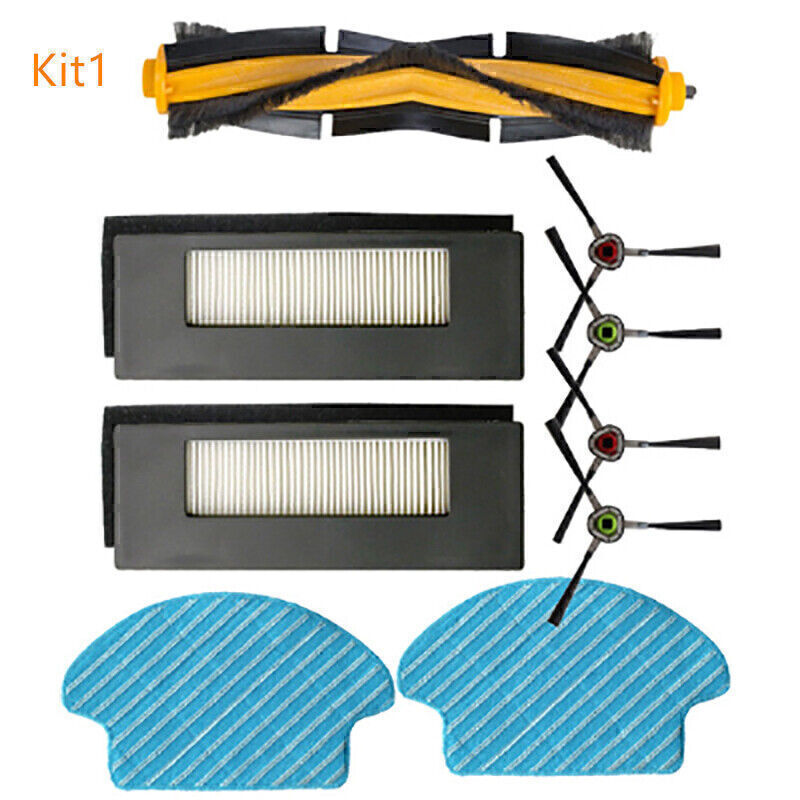 Ecovacs Deebot DE55 DE53 DE6G Side Brush Hepa Filter Mop Pad Replacement