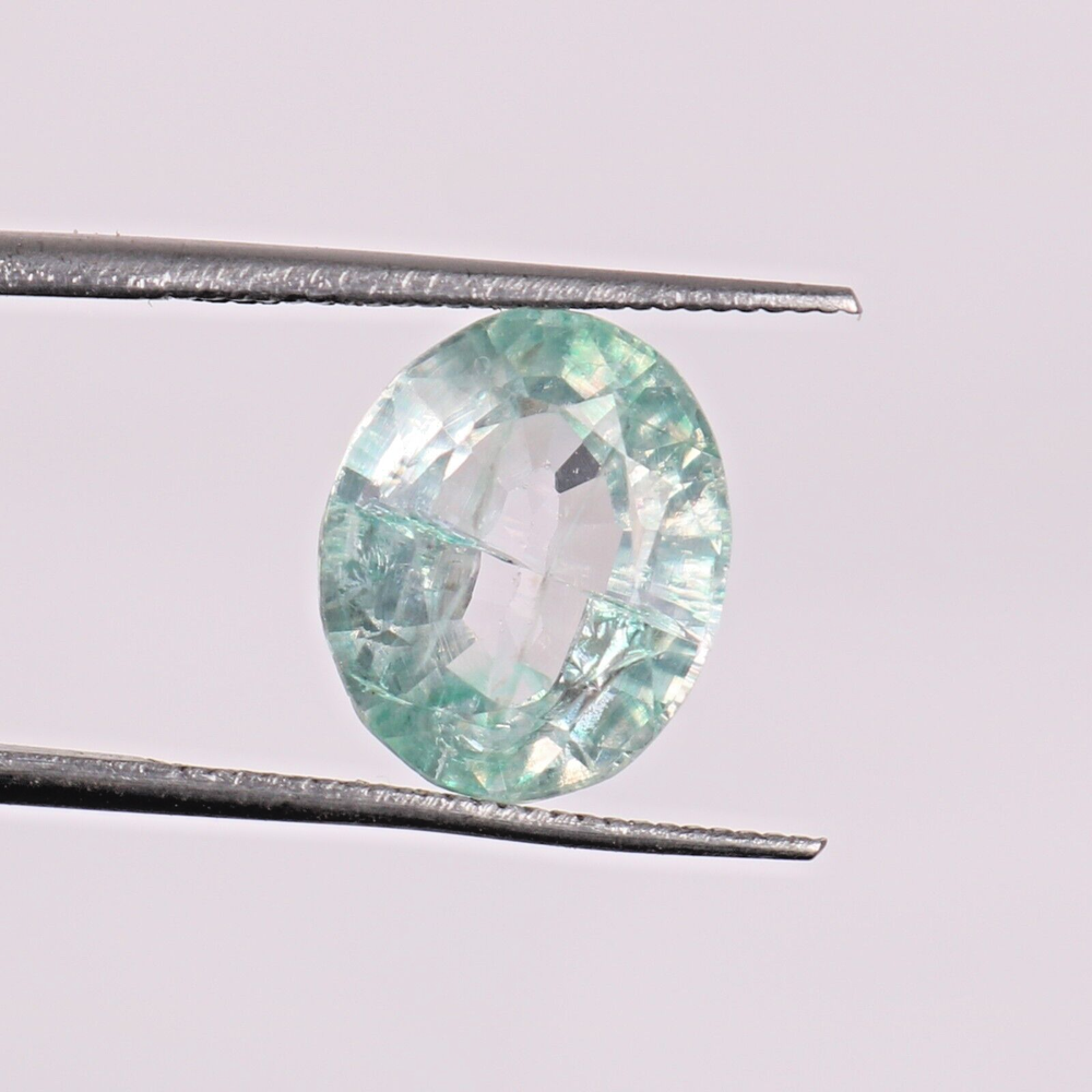 5.10 Ct Natural Green Emerald Certified Oval Cut Loose Gemstone  