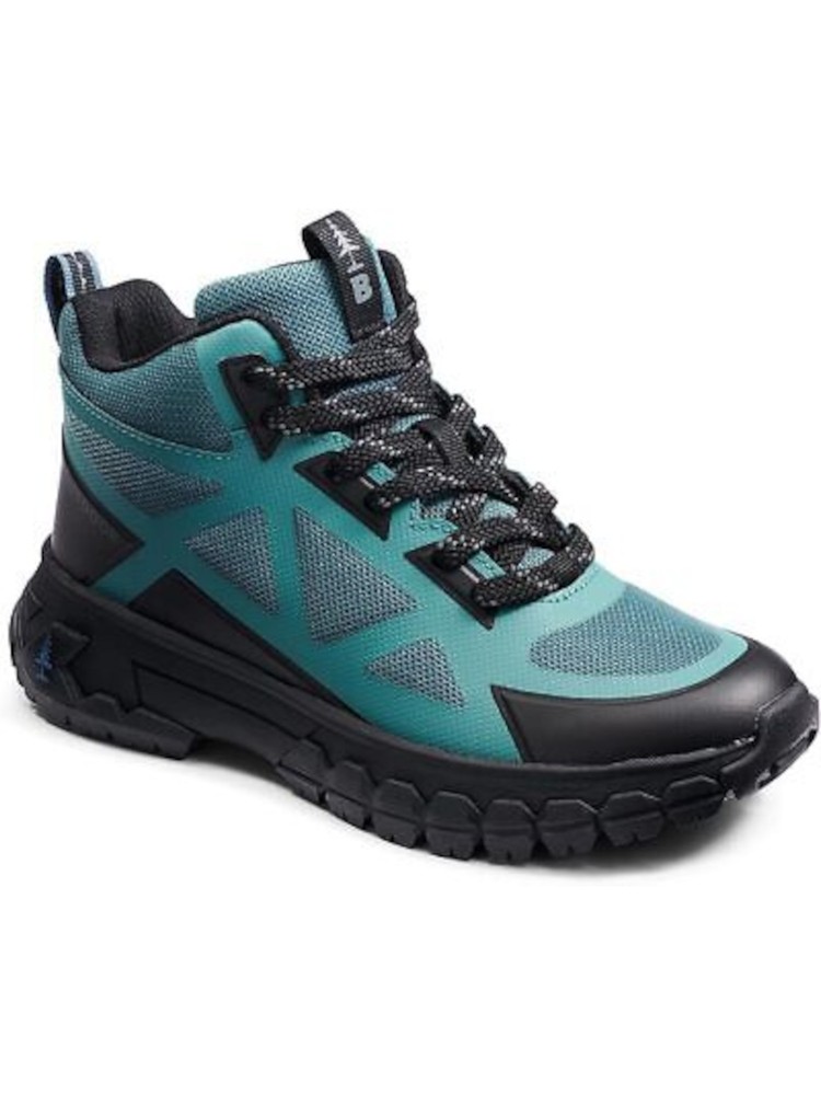 Bass Outdoor Womens Teal Peak Seamless Toe Platform Hiking Boots 7 M